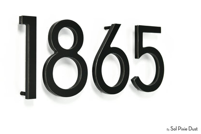 Modern House Numbers – Acrylic & Alucobond (ACP)