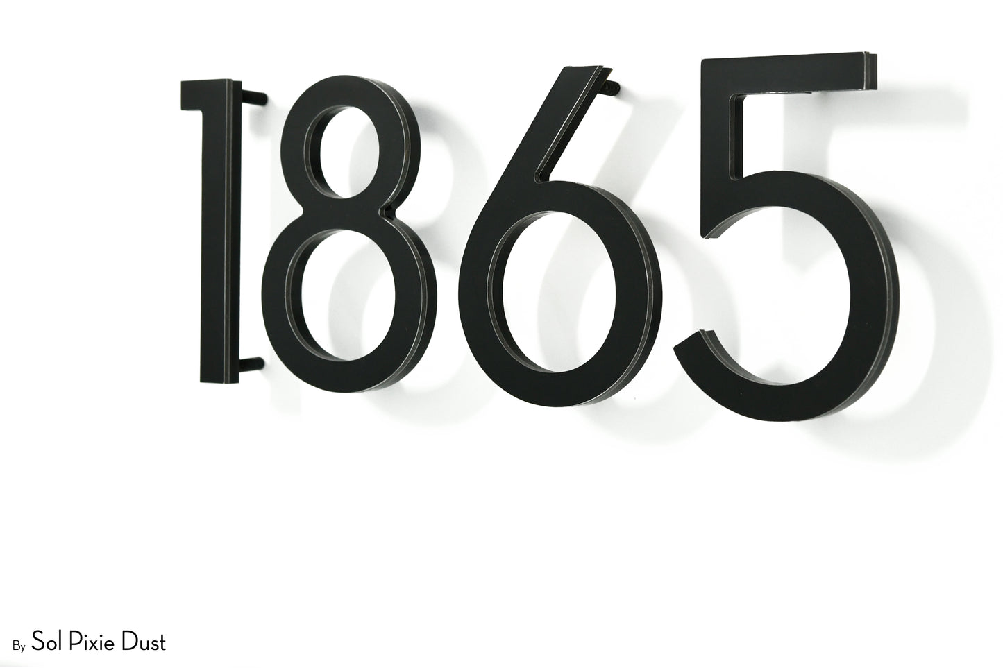 Modern House Numbers – Acrylic & Alucobond (ACP)