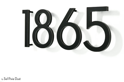 Modern House Numbers – Acrylic & Alucobond (ACP)