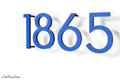 Modern House Numbers – Acrylic & Alucobond (ACP)