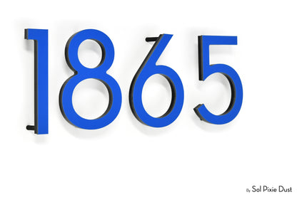 Modern House Numbers – Acrylic & Alucobond (ACP)