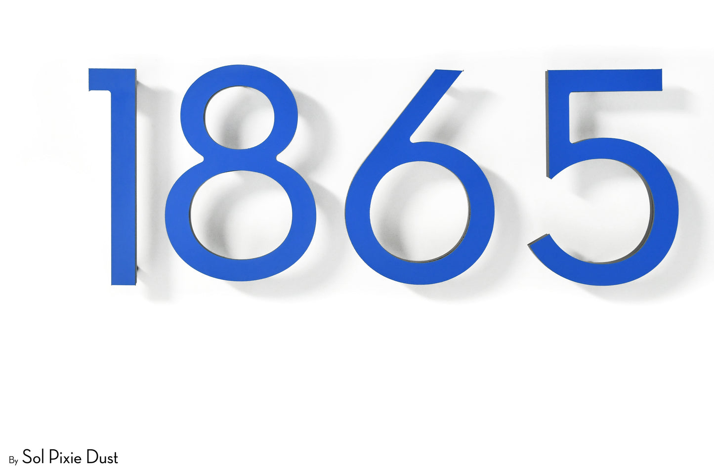 Modern House Numbers – Acrylic & Alucobond (ACP)