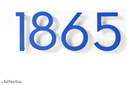 Modern House Numbers – Acrylic & Alucobond (ACP)