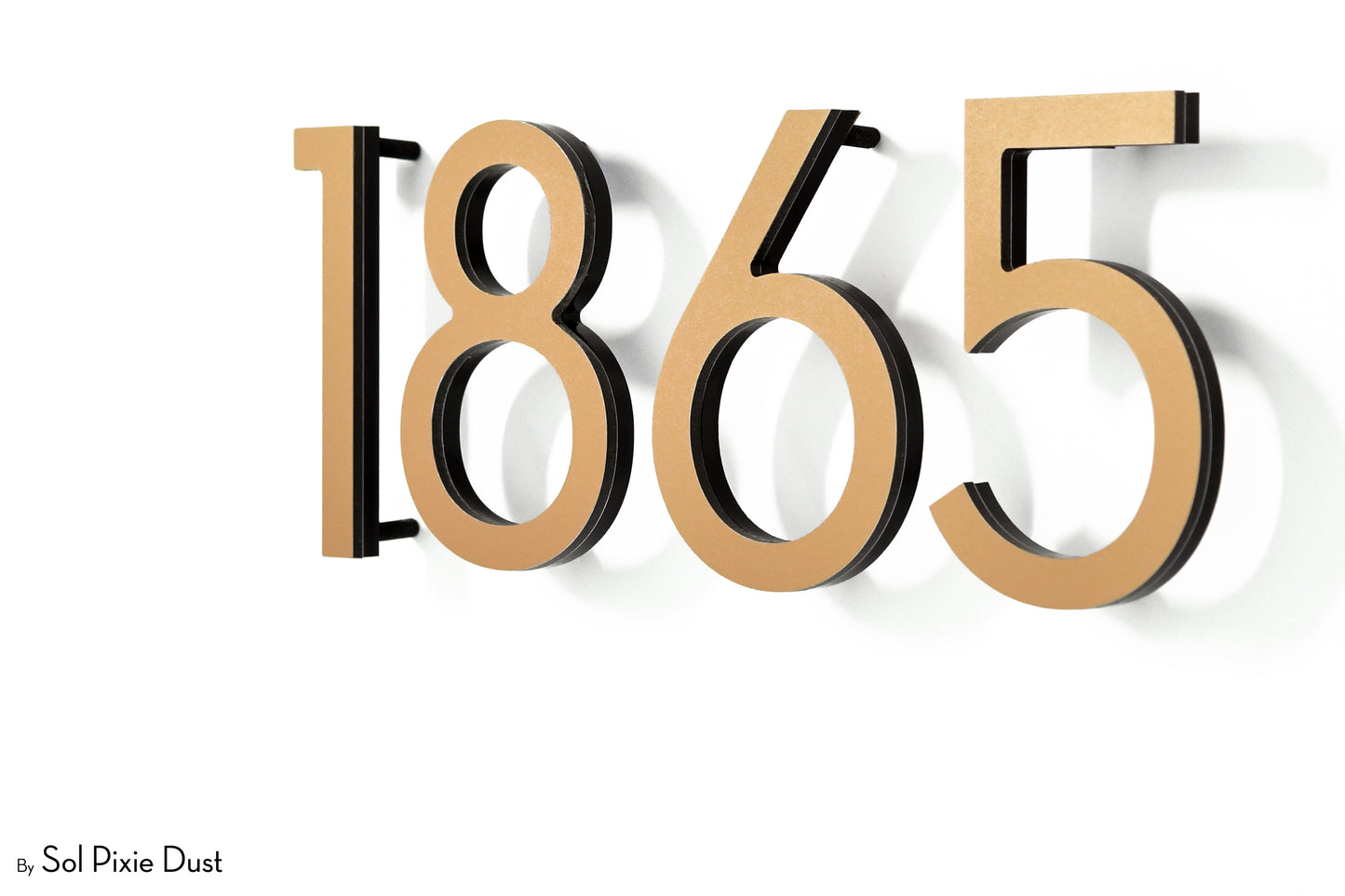 Modern House Numbers – Acrylic & Alucobond (ACP)