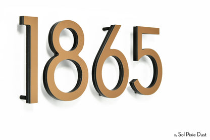 Modern House Numbers – Acrylic & Alucobond (ACP)