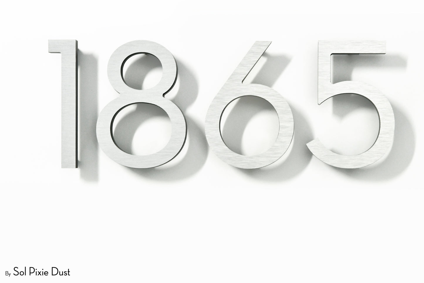 Modern House Numbers – Acrylic & Alucobond (ACP)