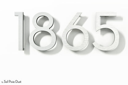 Modern House Numbers – Acrylic & Alucobond (ACP)