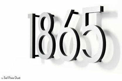 Modern House Numbers – Acrylic & Alucobond (ACP)
