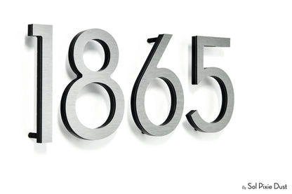 Modern House Numbers – Acrylic & Alucobond (ACP)