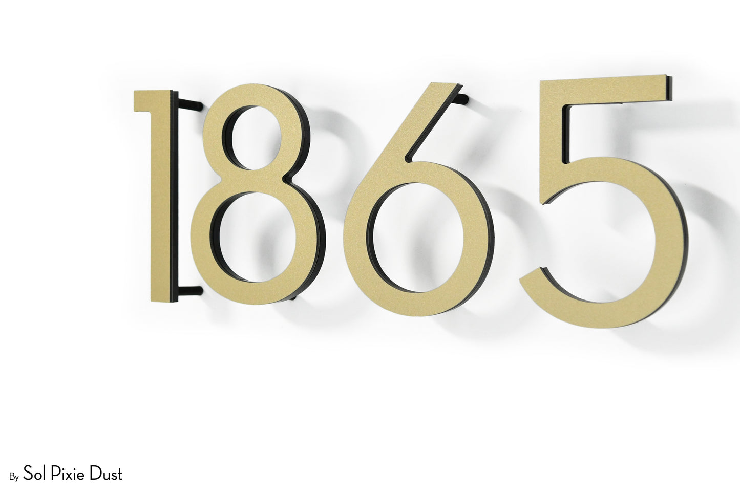 Modern House Numbers – Acrylic & Alucobond (ACP)