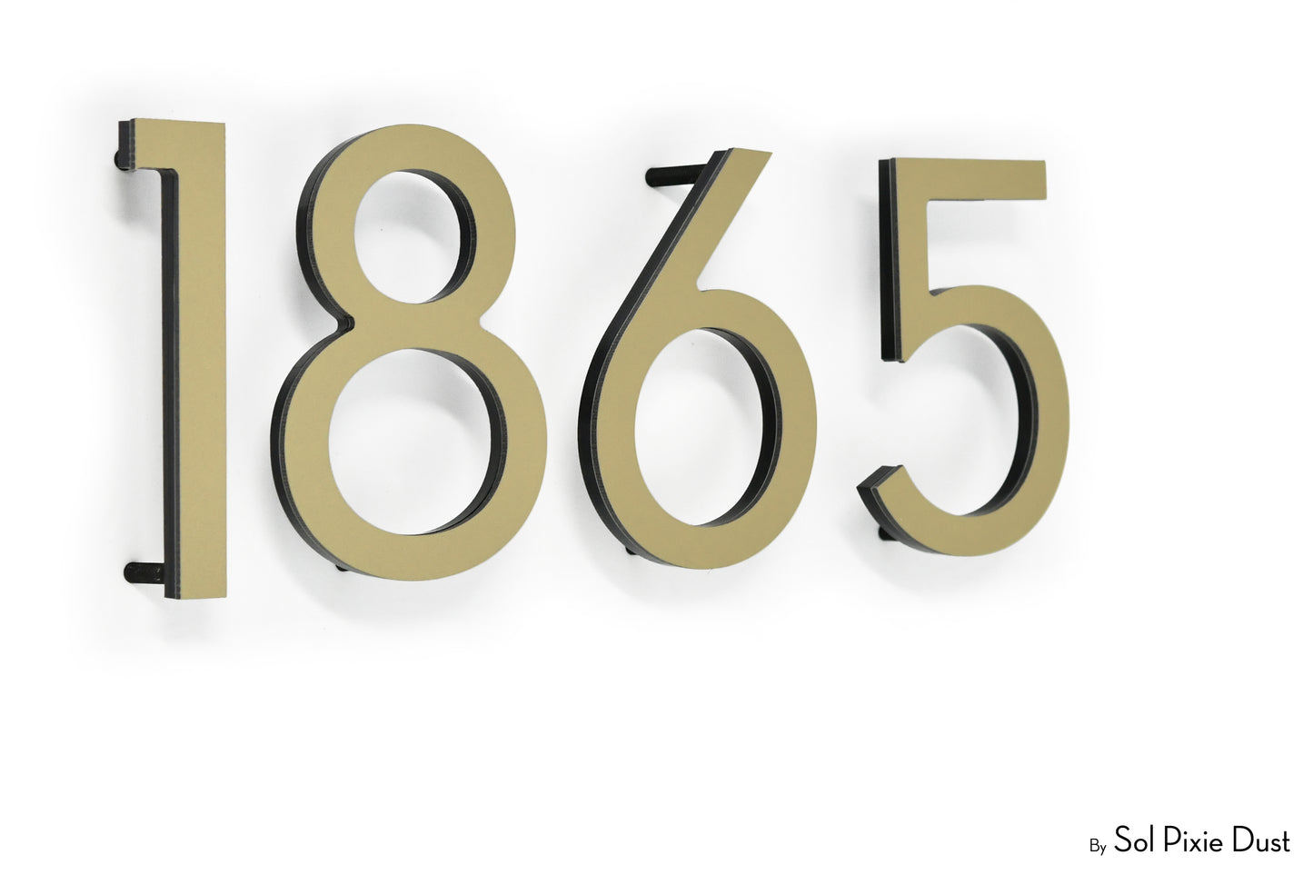 Modern House Numbers – Acrylic & Alucobond (ACP)