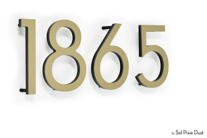 Modern House Numbers – Acrylic & Alucobond (ACP)