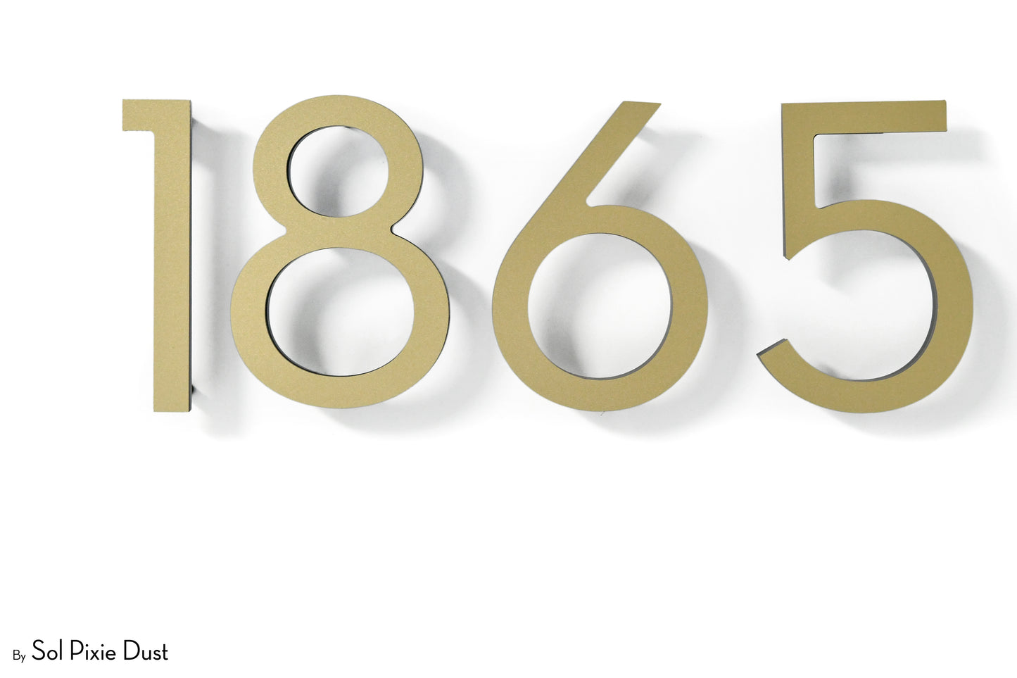 Modern House Numbers – Acrylic & Alucobond (ACP)