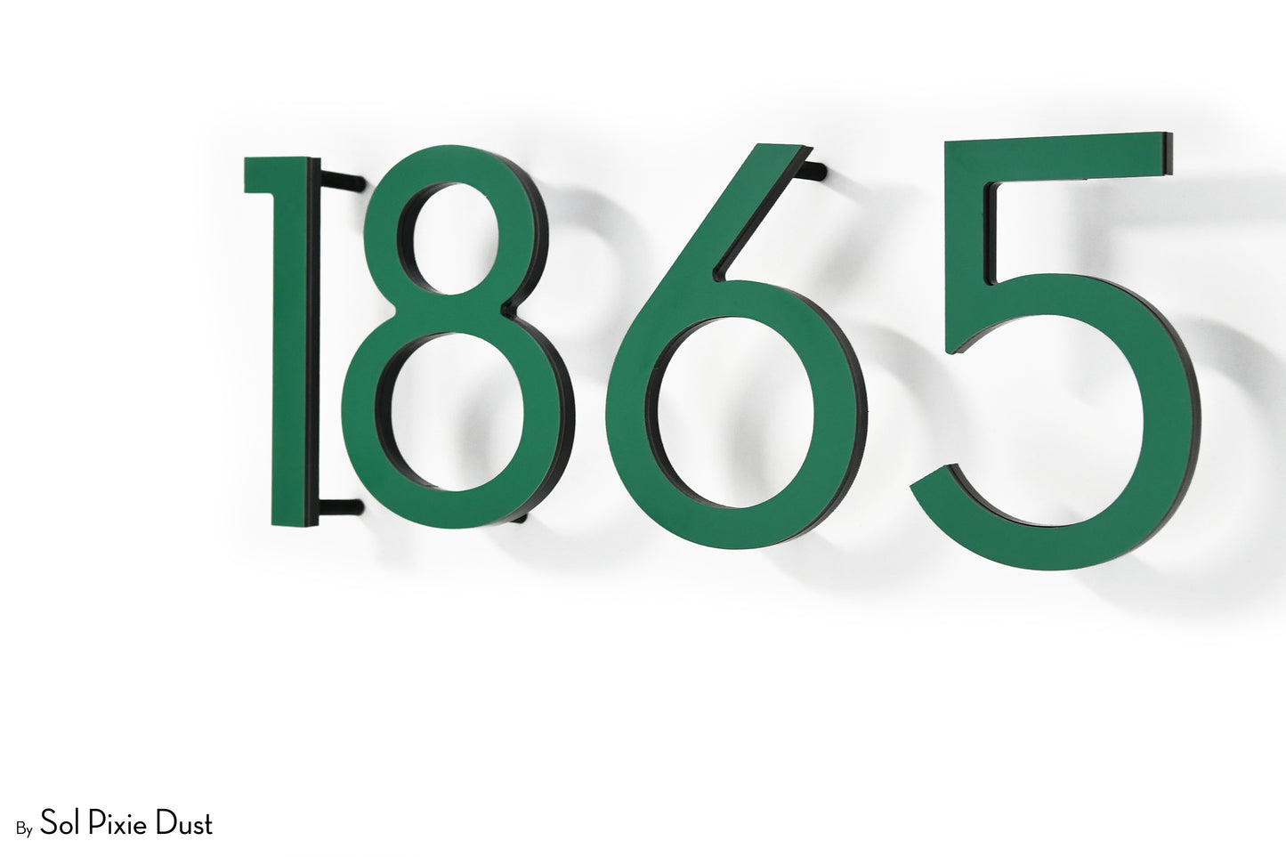 Modern House Numbers – Acrylic & Alucobond (ACP)