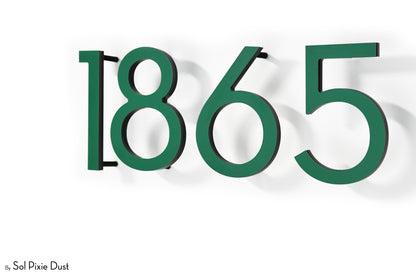 Modern House Numbers – Acrylic & Alucobond (ACP)