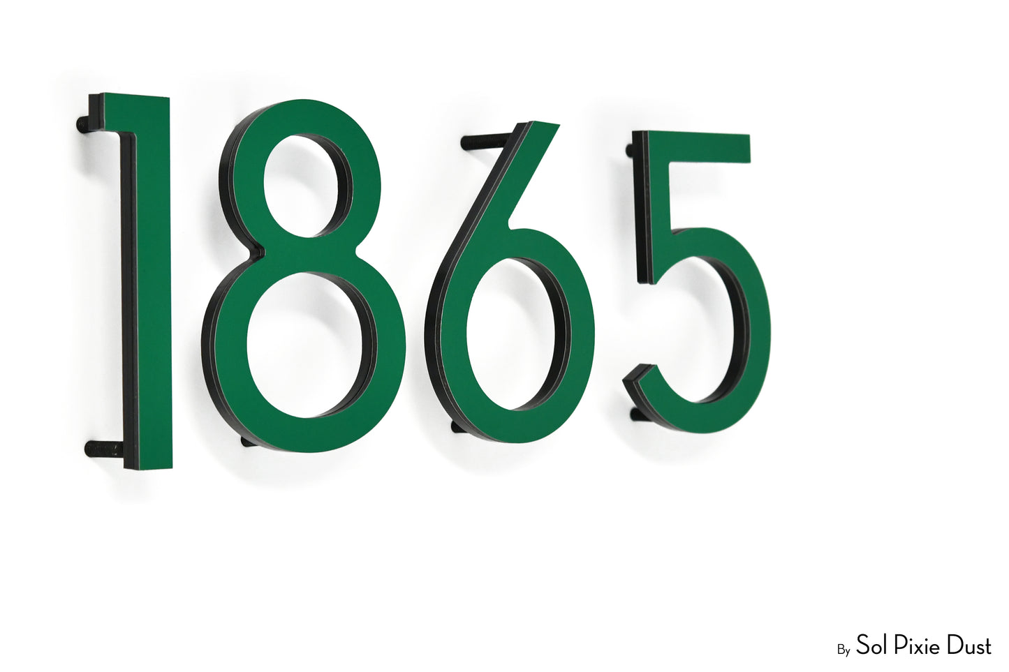 Modern House Numbers – Acrylic & Alucobond (ACP)