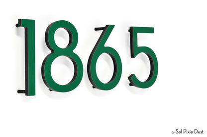 Modern House Numbers – Acrylic & Alucobond (ACP)