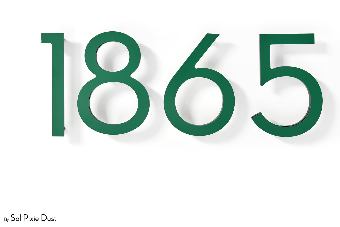 Modern House Numbers – Acrylic & Alucobond (ACP)