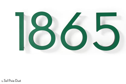 Modern House Numbers – Acrylic & Alucobond (ACP)