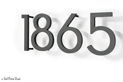Modern House Numbers – Acrylic & Alucobond (ACP)