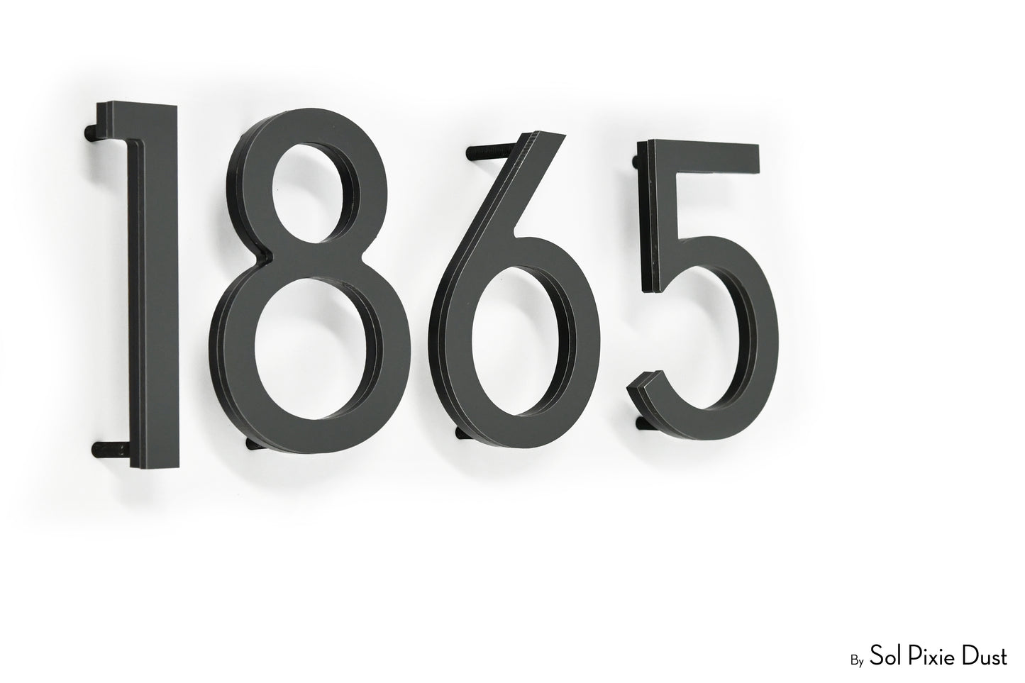 Modern House Numbers – Acrylic & Alucobond (ACP)