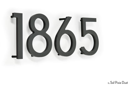 Modern House Numbers – Acrylic & Alucobond (ACP)