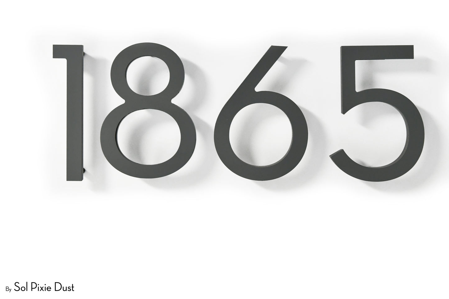 Modern House Numbers – Acrylic & Alucobond (ACP)