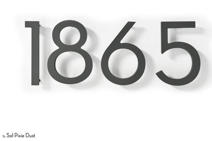 Modern House Numbers – Acrylic & Alucobond (ACP)