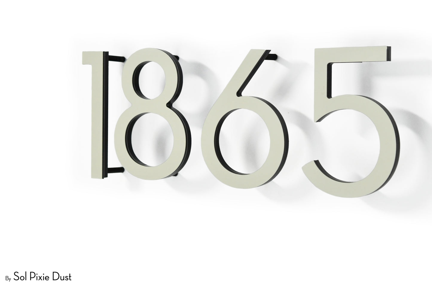 Modern House Numbers – Acrylic & Alucobond (ACP)