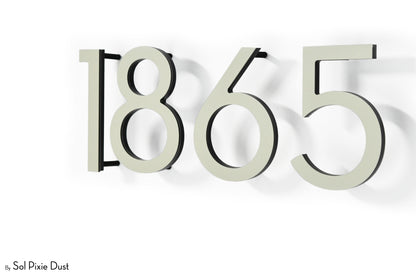 Modern House Numbers – Acrylic & Alucobond (ACP)