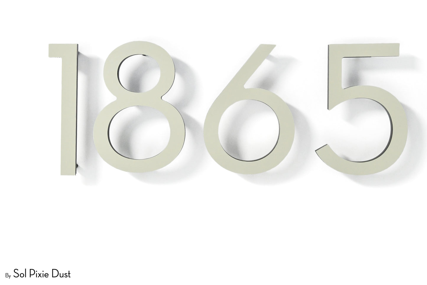 Modern House Numbers – Acrylic & Alucobond (ACP)