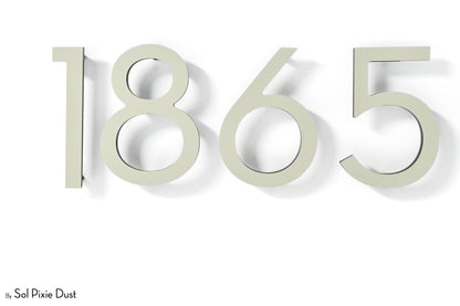 Modern House Numbers – Acrylic & Alucobond (ACP)