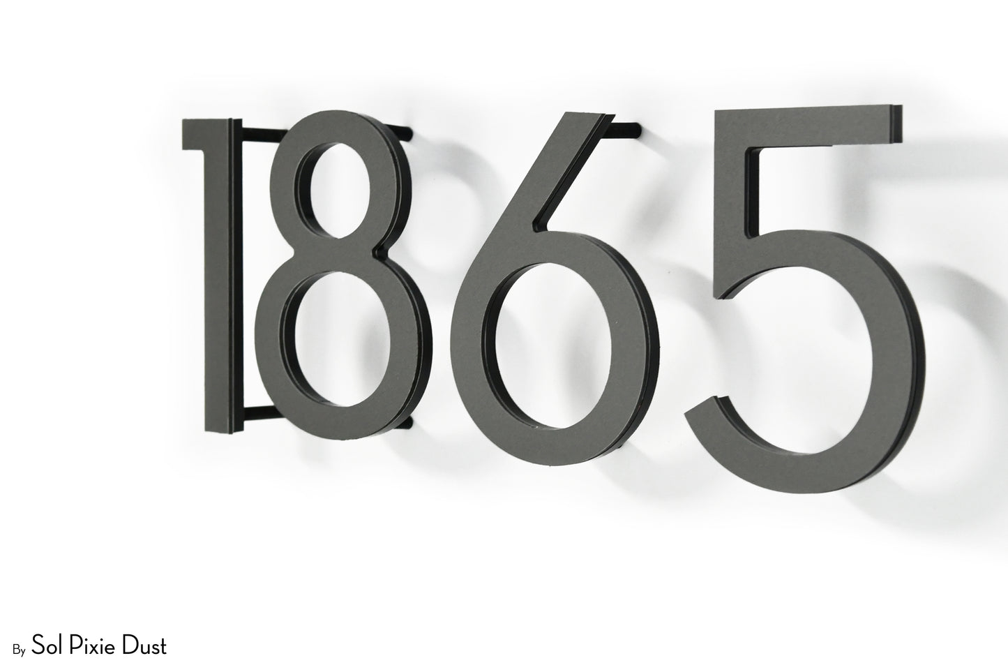 Modern House Numbers – Acrylic & Alucobond (ACP)