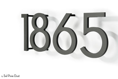 Modern House Numbers – Acrylic & Alucobond (ACP)