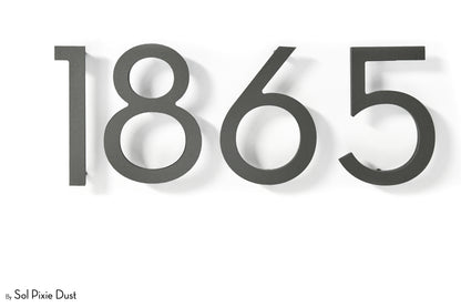Modern House Numbers – Acrylic & Alucobond (ACP)