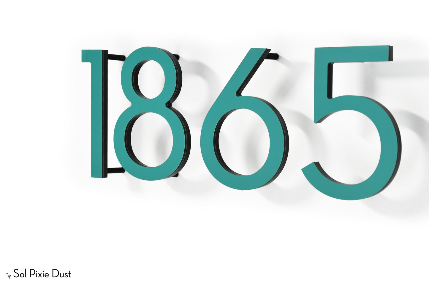 Modern House Numbers – Acrylic & Alucobond (ACP)
