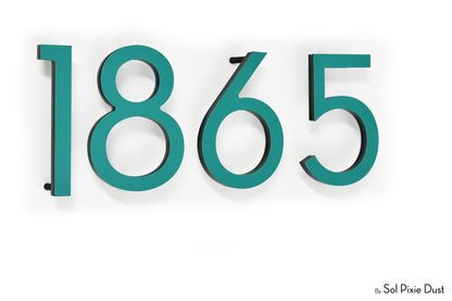 Modern House Numbers – Acrylic & Alucobond (ACP)