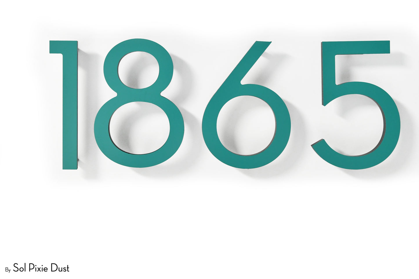 Modern House Numbers – Acrylic & Alucobond (ACP)