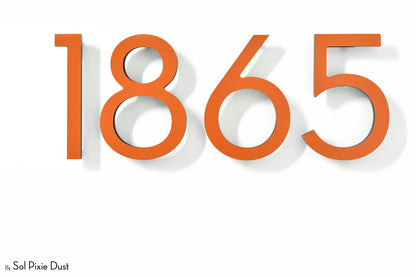 Modern House Numbers – Acrylic & Alucobond (ACP)