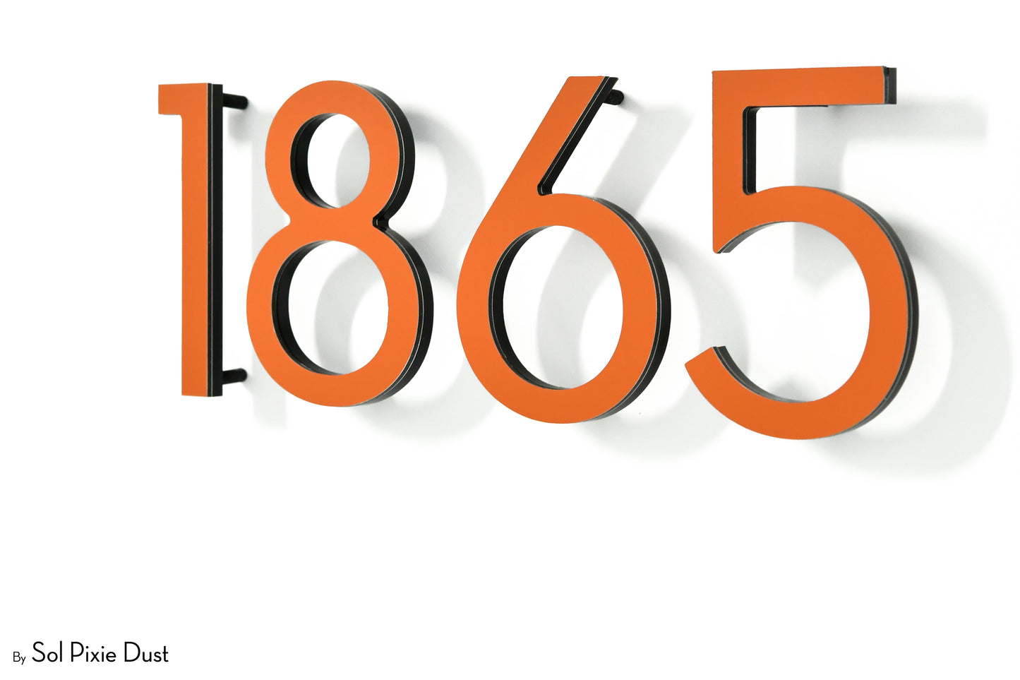Modern House Numbers – Acrylic & Alucobond (ACP)