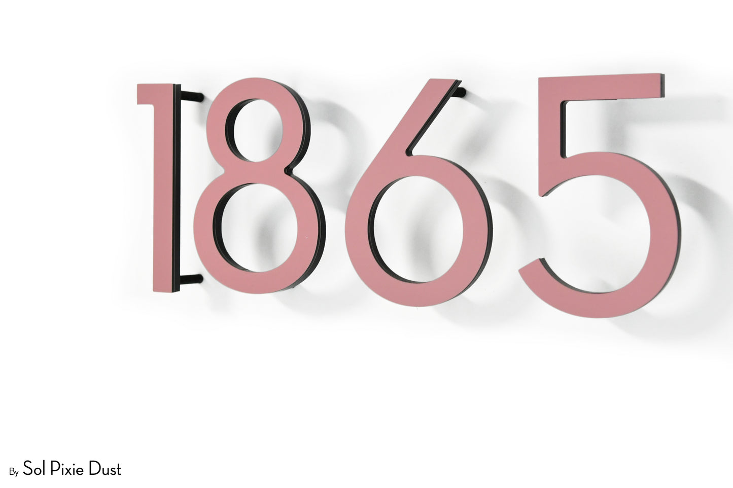 Modern House Numbers – Acrylic & Alucobond (ACP)