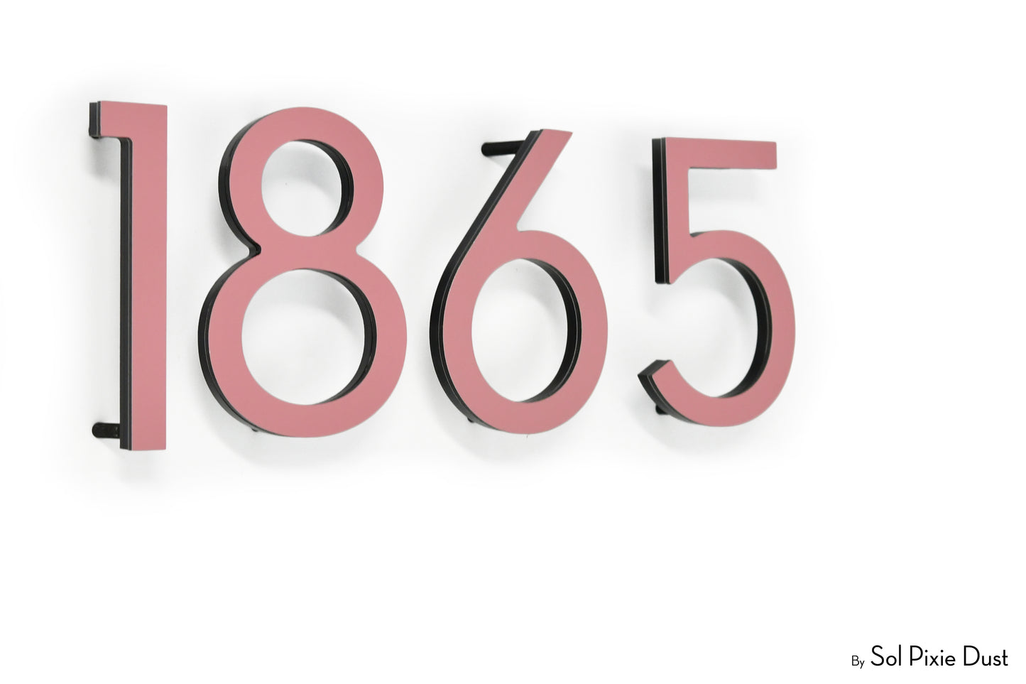 Modern House Numbers – Acrylic & Alucobond (ACP)