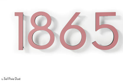 Modern House Numbers – Acrylic & Alucobond (ACP)