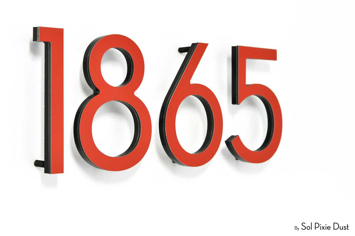 Modern House Numbers – Acrylic & Alucobond (ACP)