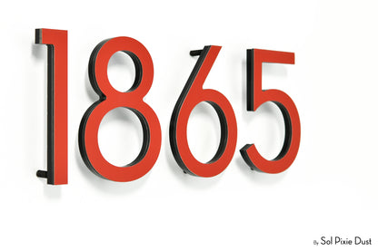 Modern House Numbers – Acrylic & Alucobond (ACP)