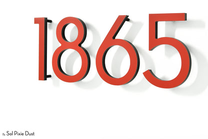 Modern House Numbers – Acrylic & Alucobond (ACP)