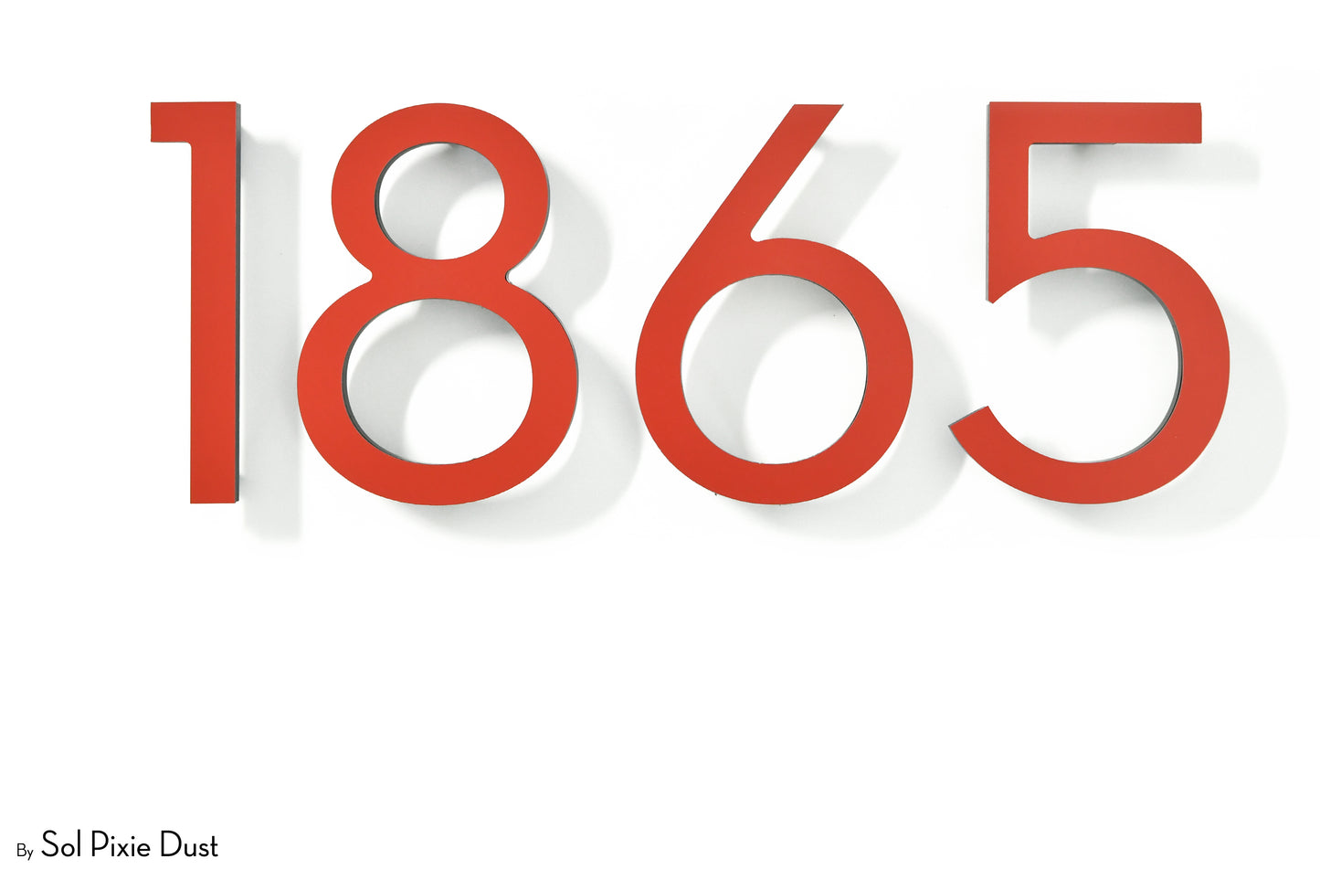 Modern House Numbers – Acrylic & Alucobond (ACP)
