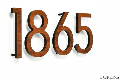 Modern House Numbers – Acrylic & Alucobond (ACP)