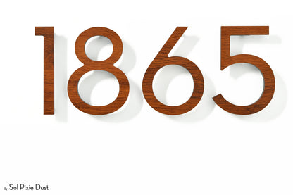 Modern House Numbers – Acrylic & Alucobond (ACP)