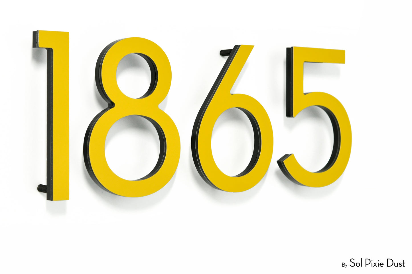 Modern House Numbers – Acrylic & Alucobond (ACP)